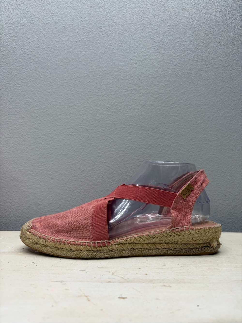 Toni Pons Pink Verdi-V Wedge Espadrilles Size 42